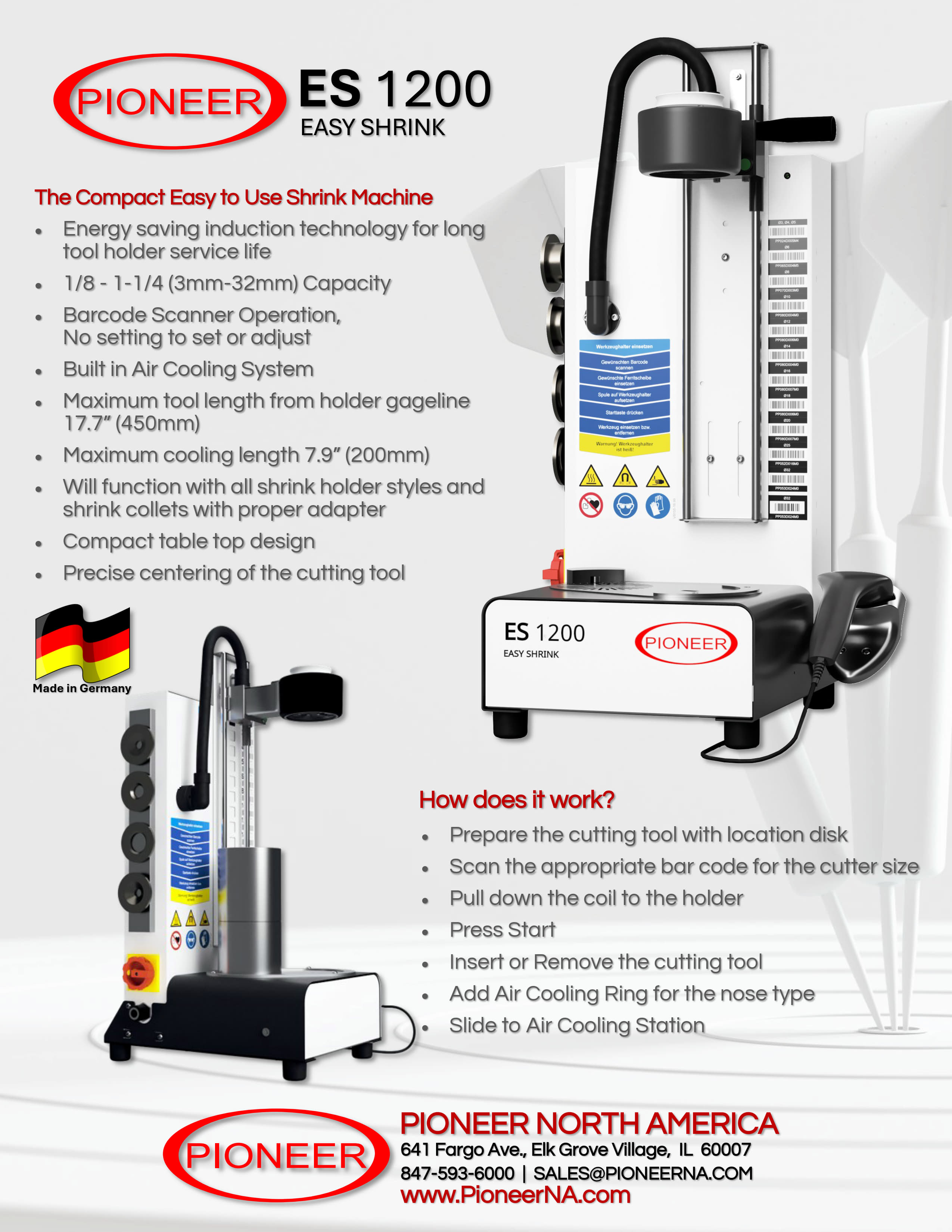 Pioneer ES Shrink Machine