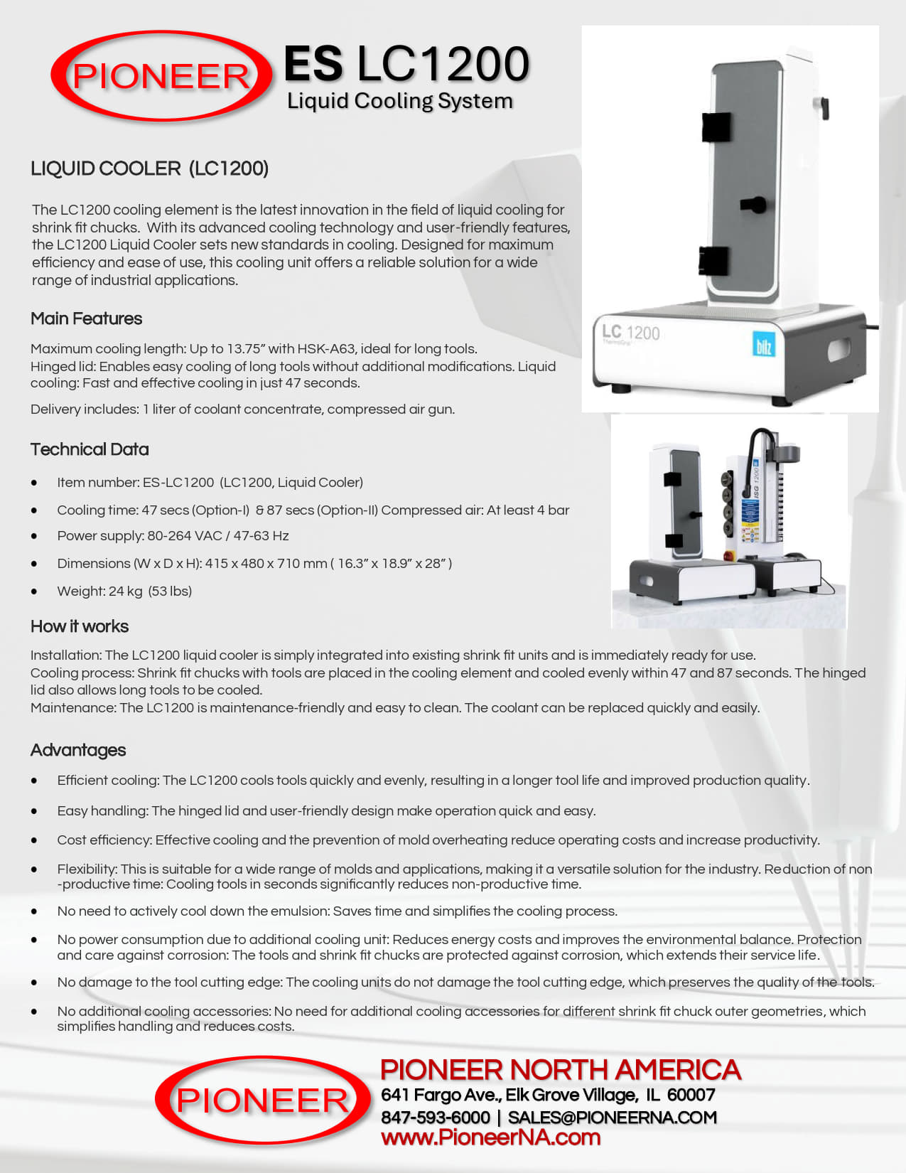 Pioneer ES LIquid Cooling