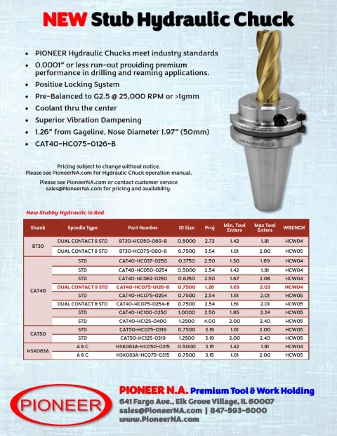 Pioneer Hydraulic