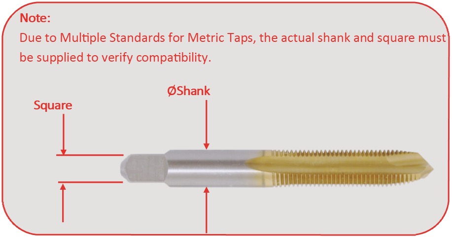 Rigid tap adapter information